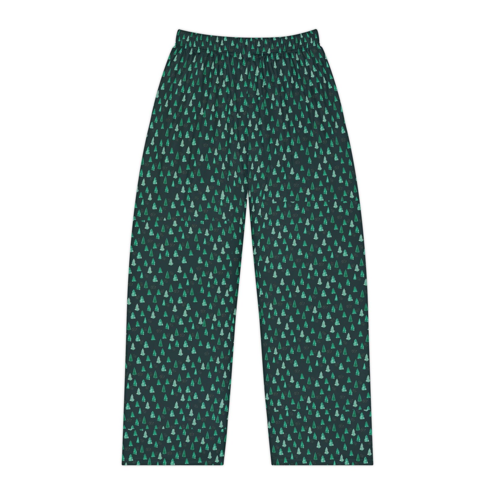 Cozy Evergreen Tree Print Pajama Pants - Image 2