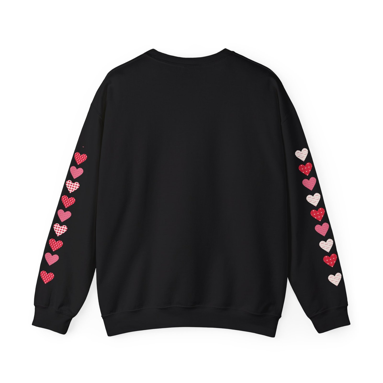 Cute Strong Heart Crewneck Sweatshirt — Kawaii Flexing Heart Graphic - Image 23